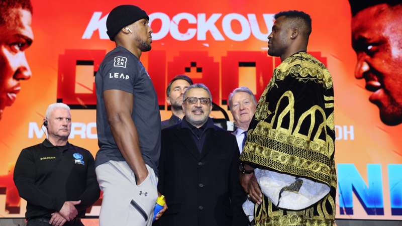 Anthony Joshua and Francis Ngannou ready for A Clash of Titans